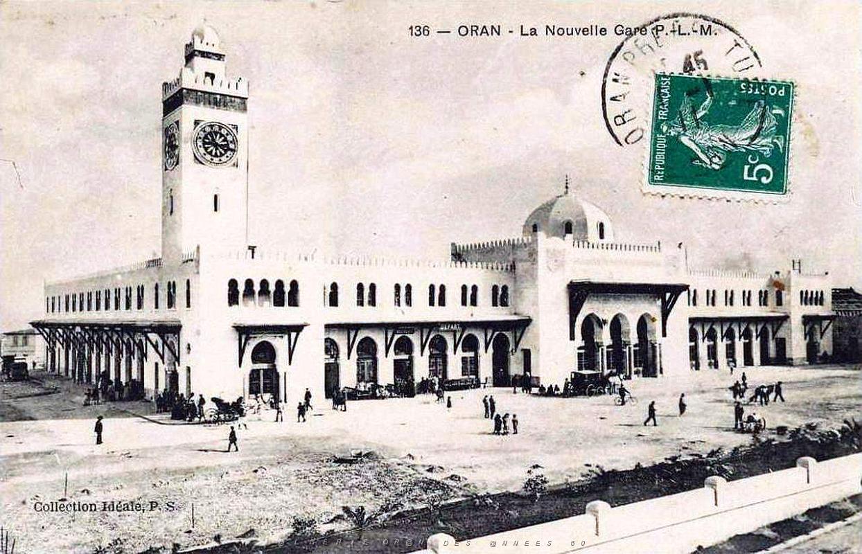 109- Loubet en Algerie- Oran- La gare.jpg